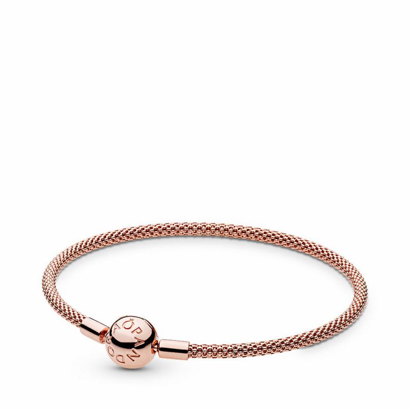 Pandora Rose™ Mesh Bracelet Ireland - Pandora Rose - 652049JWD